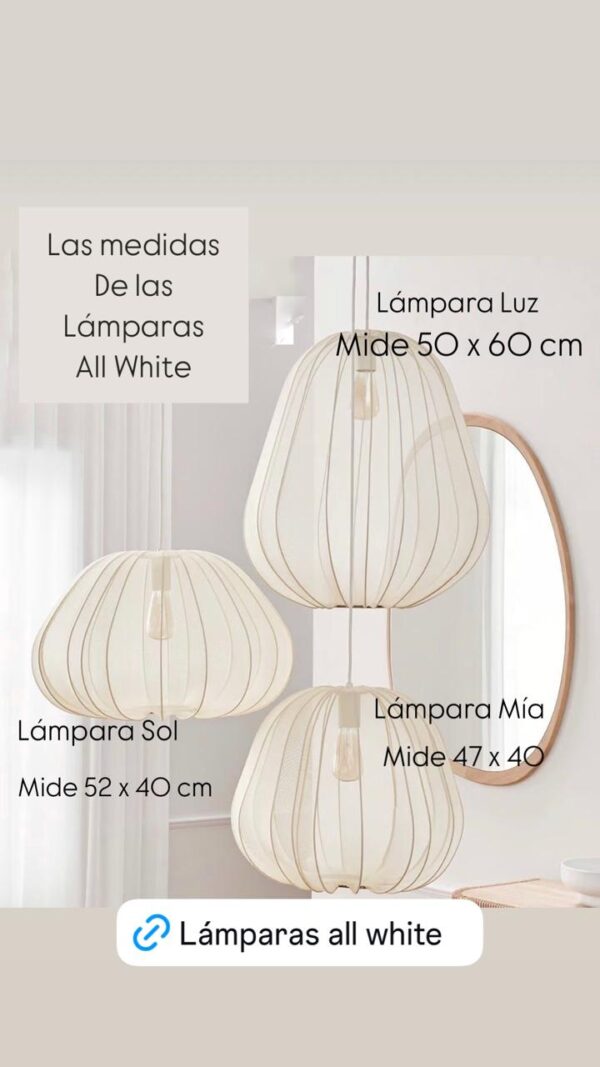 Lámpara Mía - Textil - Imagen 5
